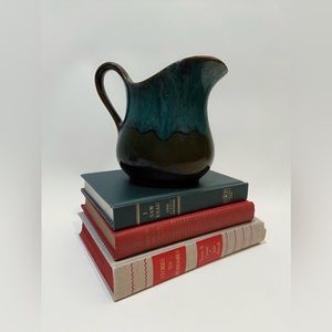 Vintage MCM Blue Mountain Water Pitcher